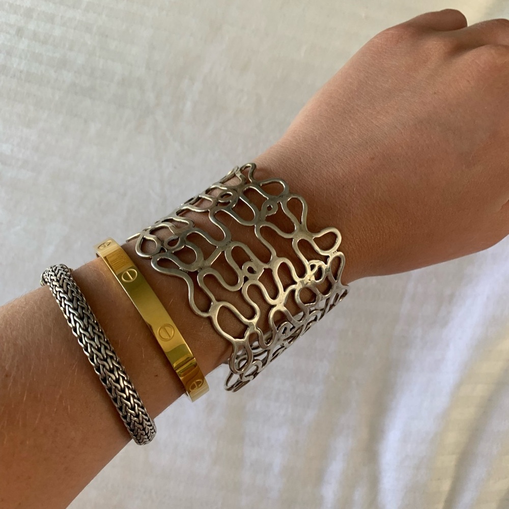 Sterling Silver Custom Designed Cuff - image 4